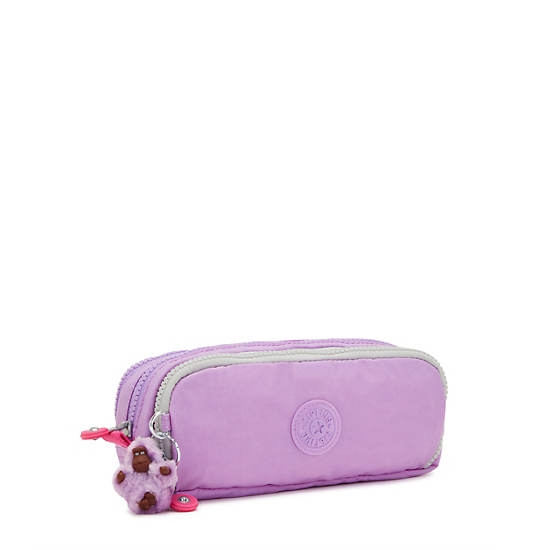 Kipling Gitroy Pencil Case Bags Purple Candy Block | AU 1621GS